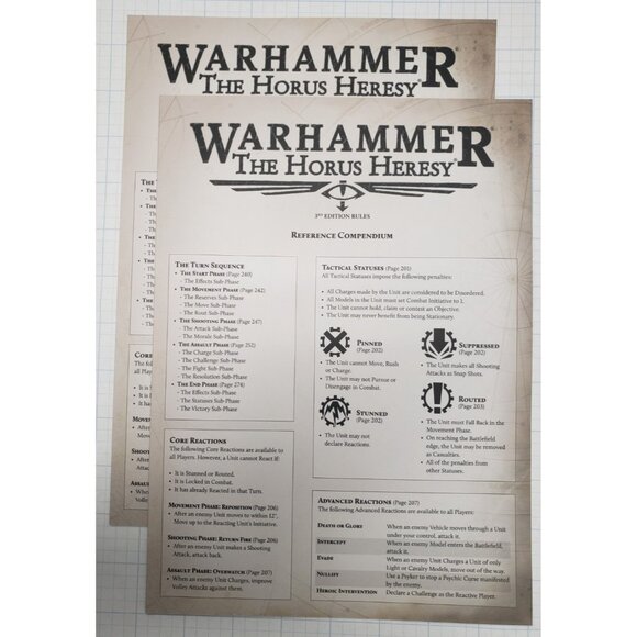 Warhammer 30k 3rd Edition Horus Heresy Age of Darkness Core Book Saturnine Ed - Picture 5 of 5